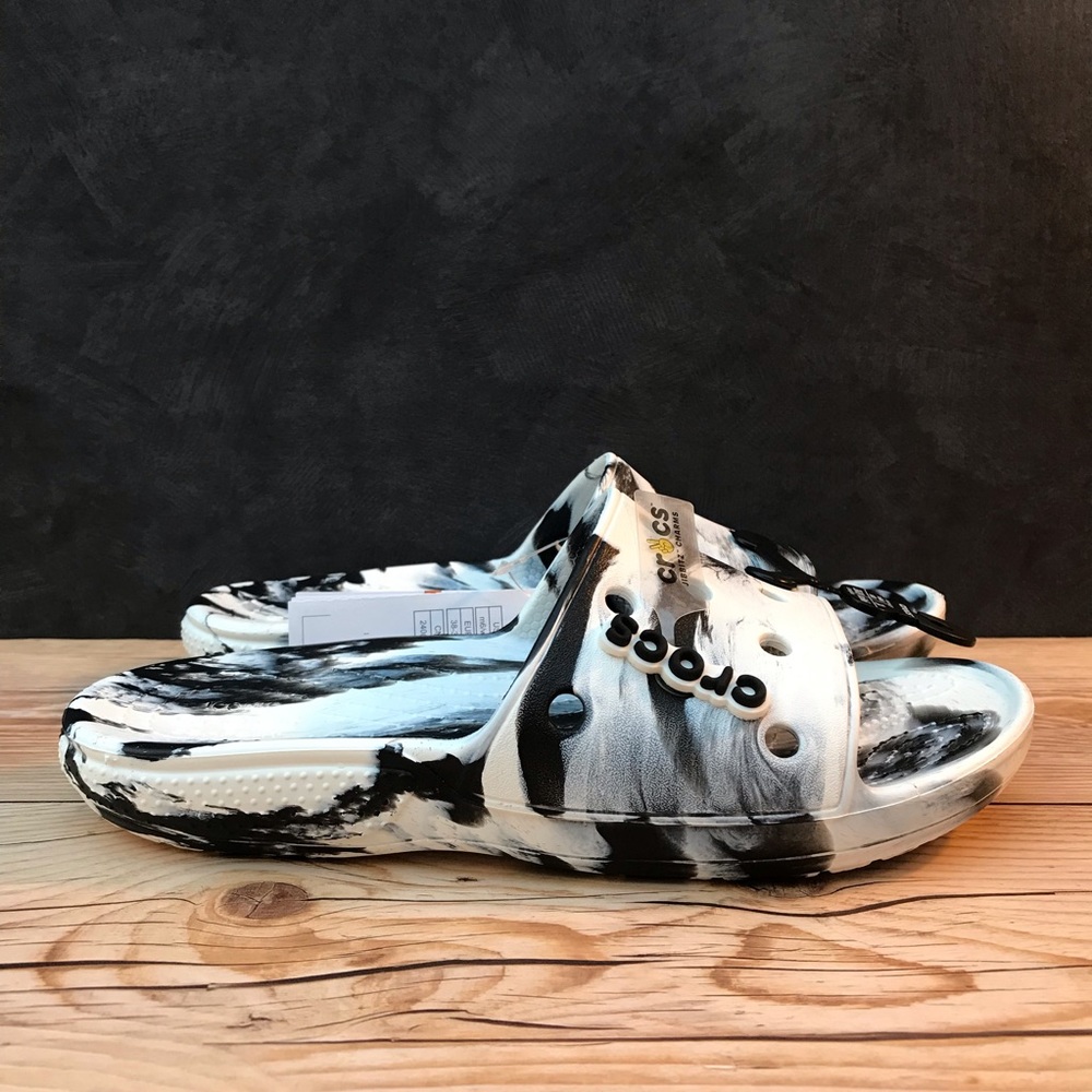 Classic Crocs Marbled Slides